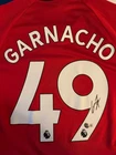 Alejandro Garnacho Signed Custom Soccer Jersey w/ Beckett COA