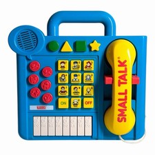 Rare 1988 VTech Small Talk Talking Activity Center Electronic Learning Phone Toy