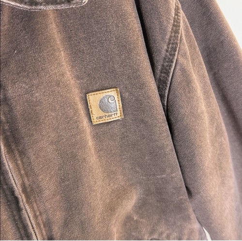 Vintage Carhartt J146 CHT Detroit Canvas Jacket Large Chestnut Blanket Lined by Carhartt, Size L, $255 - Photo 3