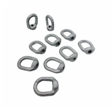 10Pc 1/4" Hot-Dipped Galvanized Eye Nut 5/16"-18 Tap, 850 lb WLL Lifting Rigging
