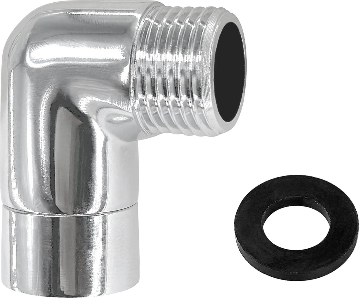 G1/2 Shower Head Elbow Adapter for Connection of Wall Mounted Shower or Handheld