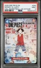 2026 One Piece EN College Basketball US Voyage #055 Monkey D Luffy PSA 9