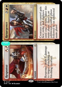 Response // Resurgence 247 Ravnica Remastered Foil
