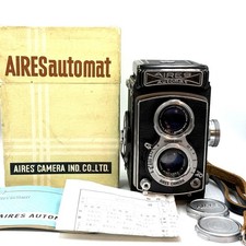 US DDP CLA'd Airesflex Aires Automat TLR Film Camera "Nikkor Q.C" F/3.5  BOX