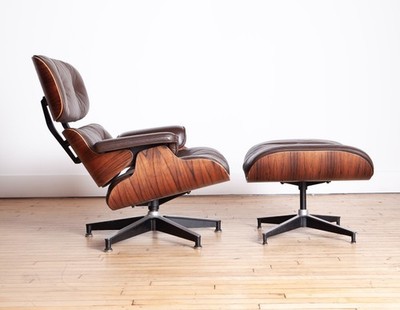 Vintage Herman Miller Eames Lounge Chair and Ottoman