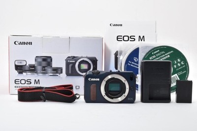 [Rare] Canon EOS M Mirrorless Digital Camera Bay Blue Body From Japan / Excellen