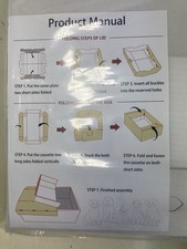 Eco-Friendly Pet Casket - Biodegradable Cardboard Coffin for Mid-Sized Pets u...