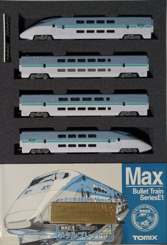 TOMIX JR E1 serie Max basic 4 ambos con placa metálica 168355 | Condition: Used