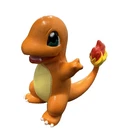 Pokemon Charmander Mini Figure Tomy 1.5" 2004 Vintage Nintendo Toy