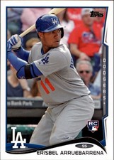 2014 Topps Update Baseball Card #US196A Erisbel Arruebarrena RC