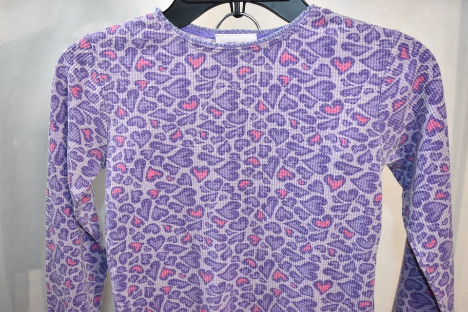 Pantalones y top Total Girl corazones morados talla pequeña para niña Foto 3 de 4