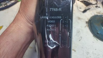 FIBER OPTICS Fiber Options B7748AVR Bi Directional Video, audio contacts