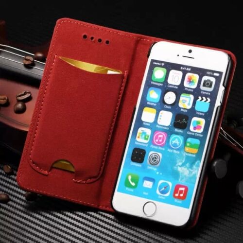 iPhone 6/6s (4,7") Premium Cuero de Vaca Genuino Soporte Estuche Cubierta - Imagen 20 de 40
