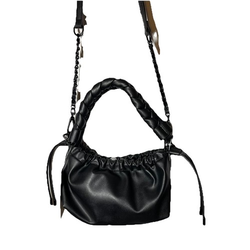 New Steve Madden Black Bshaw PVC Crossbody Shoulder Bag Small Detachable Strap - Picture 8 of 18
