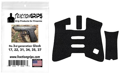 #ad #ad Tractiongrips rubber grip tape overlay for gen. 3 Glock 17 22 31 34 35 37 $12.00