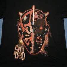 1999 DARTH MAUL Large T-Shirt SITH LORD Phantom Menace Episode 1 Star Wars VTG