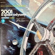 &ldquo;2001: A SPACE ODYSSEY&rdquo; SOUNDTRACK LP SIGNED BY DOUGLAS TRUMBULL! (E) W/COA!