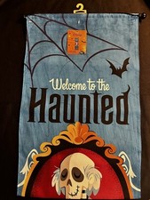 NEW Disney Welcome To The Haunted Mansion Banner entrance flag park garden ride