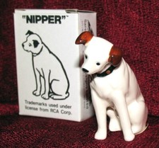 VINTAGE RCA NIPPER DOG&nbsp;FIGURINE #743 BY SARSAPARILLA&nbsp;DECO DESIGNS - MINT IN BOX
