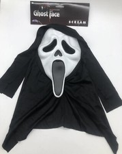 NEW Fun World Ghost Face Scream Adult Costume Hooded Halloween Mask Unlimited