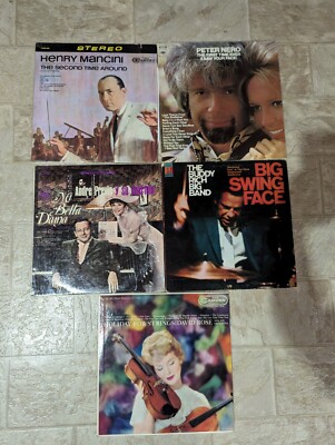 EASY JAZZ VINYL LOT: Nero, Mancini, Rich, Previn, Rose