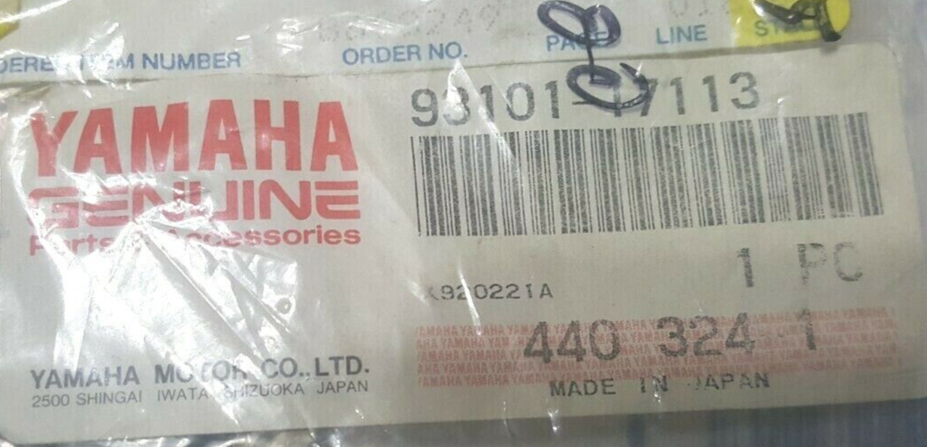 Yamaha Oil Seal NOS 93101-17113 (misc.7551) | eBay