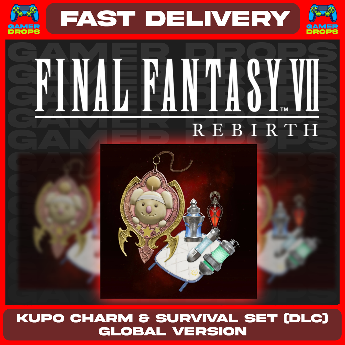 Final Fantasy VII Rebirth DLC STEAM Kupo Charm Survival Set