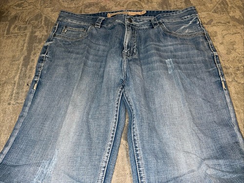 Rock & Roll Cowboy Double Barrell Relaxed Straight Leg Denim Jeans 40 x 32 - Bild 3 von 7