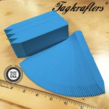 PREMIUM 5" X 5/8" Pot Stakes BLUE Plant Markers Labels Nursery Tags USA MADE