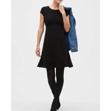 New+Tag~Banana Republic~Cap Sleeve Dress ~Chic Career Evening~BLK~ 6, orig $130