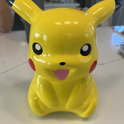 F.A.B. POKEMON PIKACHU NINTENDO Ceramic 9'' Coin Bank F. A. B. New York 2017