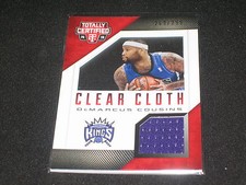 DEMARCUS COUSINS KINGS CERTIFIED GENUINE AUTHENTIC BASKETBALL JERSEY CARD /299