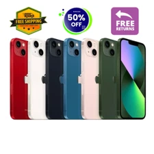 Apple iPhone 13 Blue/Black Unlocked AT&T T-Mobile iOS 5G - 128GB 256GB