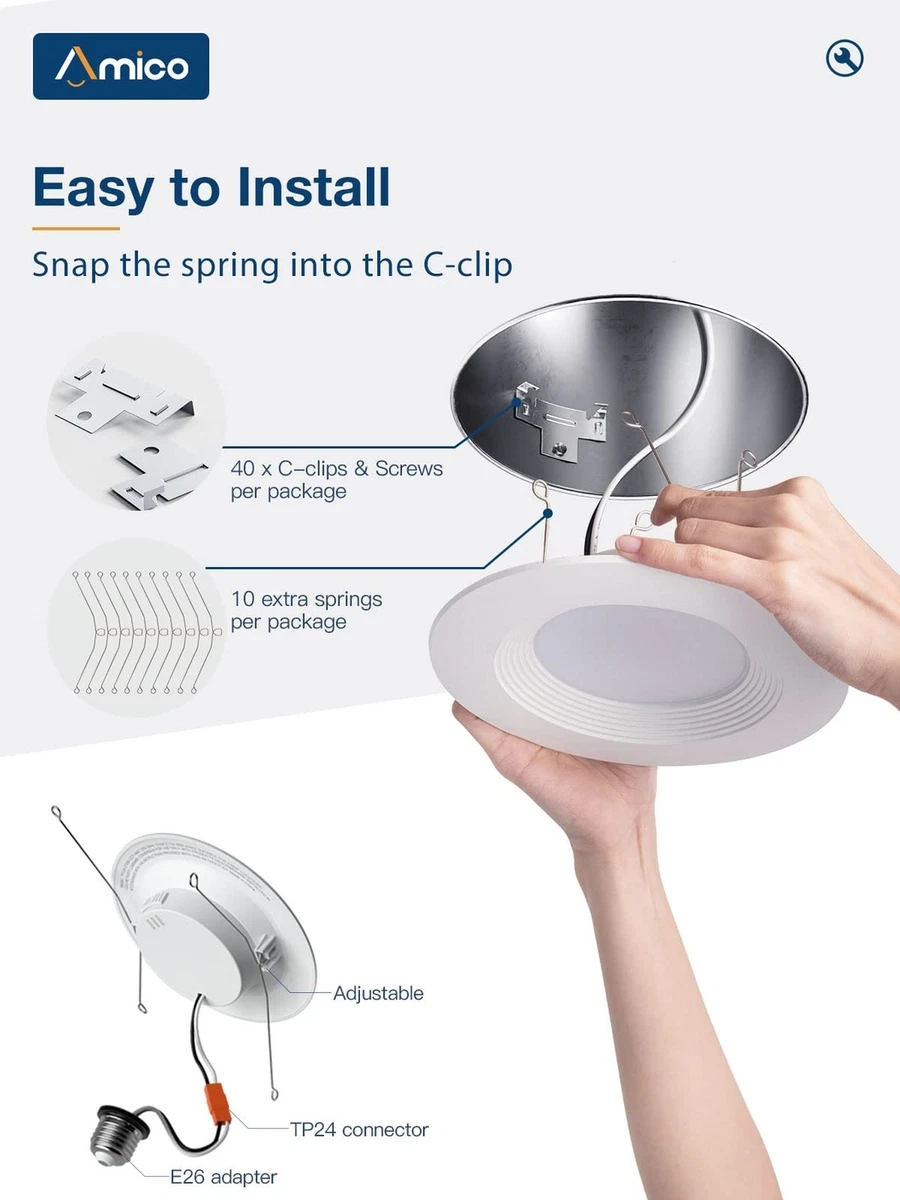 Amico recessed deals lighting