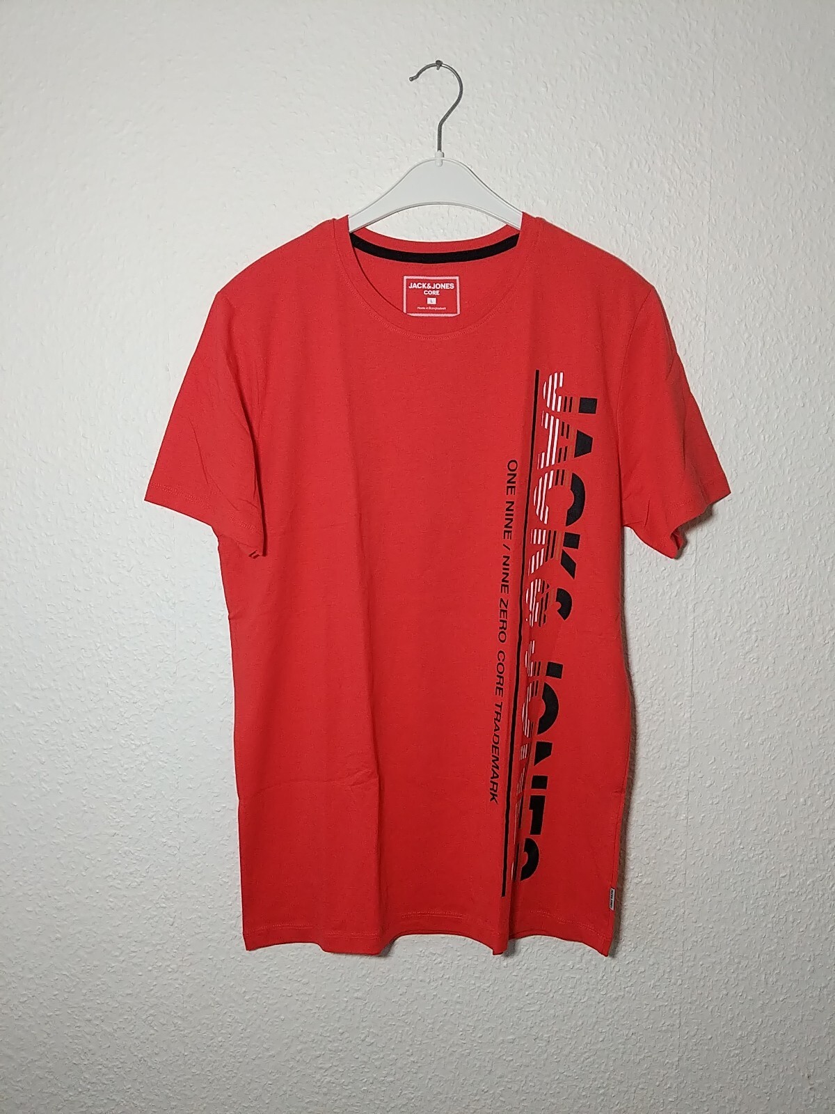 ALTRA T shirt uomo Jack and Jones Core rossa taglia L