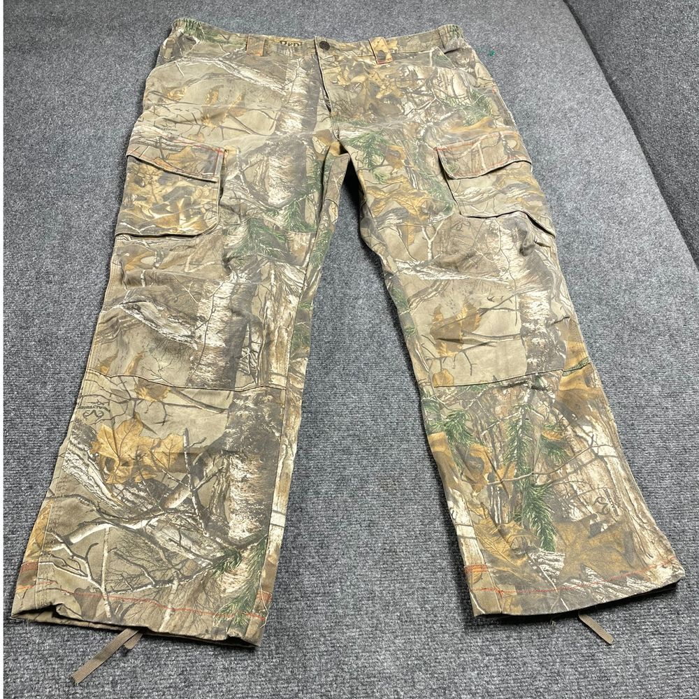 Redhead Men's Camouflage Cargo Pants Button Closure Straight Leg Size 2XL
