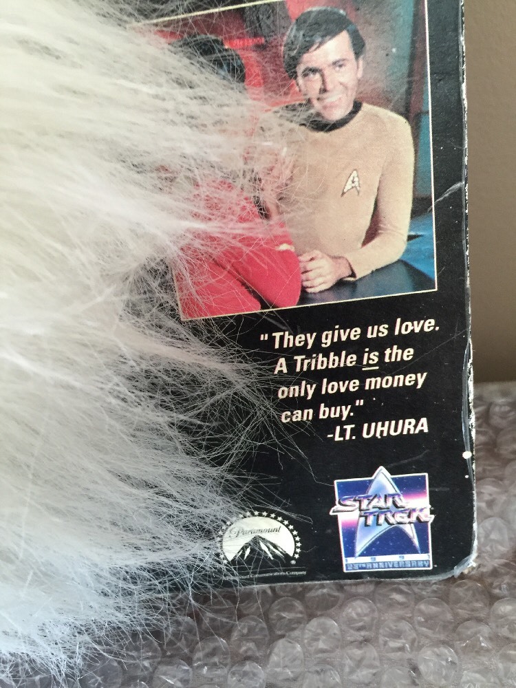 1991 スタートレック　25周年 Star Trek Tribbles Toy White 1991 25th Anniversary Paramount