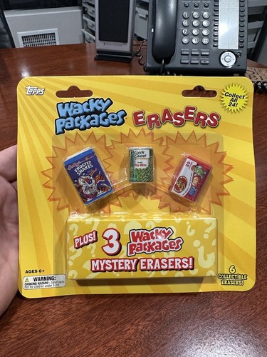 2011 Topps Wacky Packages Erasers Brand New Case Fresh - Picture 10 of 16