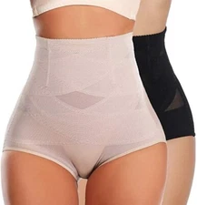 Women Slim Tummy Control High Waist Shaper Magic Shorts Girdle Shapewear Panties