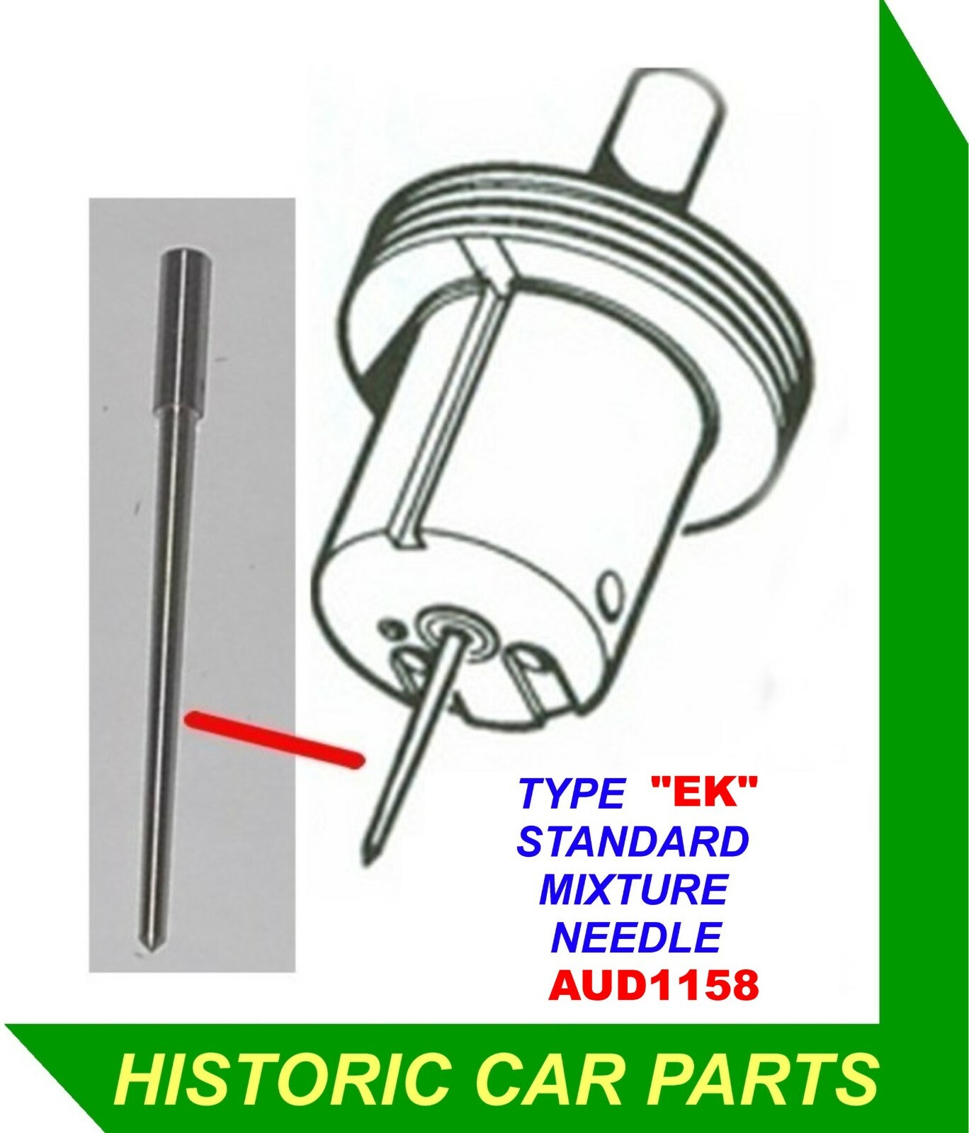 Morris Minor MM 918cc 194852 STANDARD "EK" NEEDLE for H1 1⅛” SU Carb