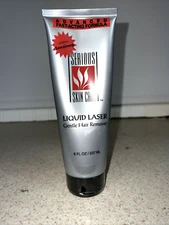 Serious Skin Care Liquid Laser Gentle Hair Remover 8 oz  Factory Sealed 