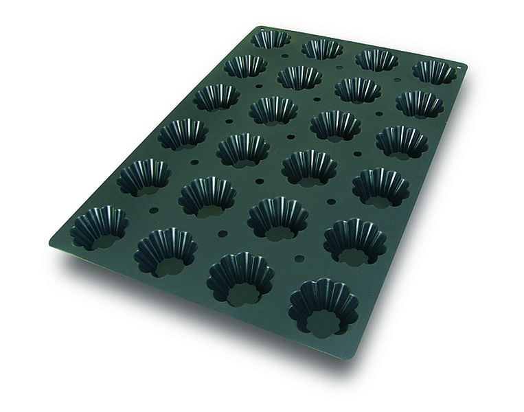 Premium-Silikonbackform 24 x Brioche, EN-Maß 60 x 40 cm in Gastronomie-Qualität