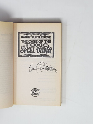 HARRY TURTLEDOVE SIGNED 1ST EDITION - The Case of the Toxic Spell