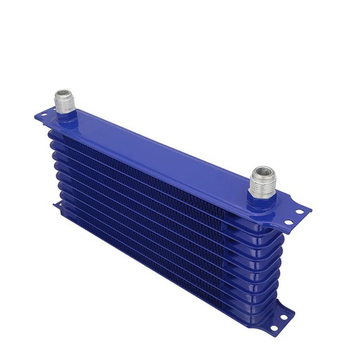 Universal AN10 10 Row Engine Transmission Oil Cooler Kit & Filter Relocation Kit - Picture 3 of 12