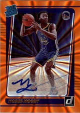2021-22 Donruss Rated Rookies Signatures Holo Orange Laser #234 Moses Moody Auto