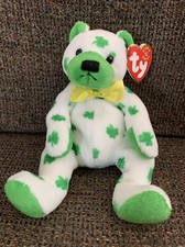 Ty Beanie Baby - CLOVER the St. Patrick's Day Irish Bear - MINT with MINT TAGS
