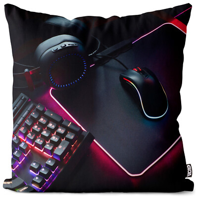 Gamer Set Up Gaming Kissenbezug computer tastatur laptop technologie büro key c
