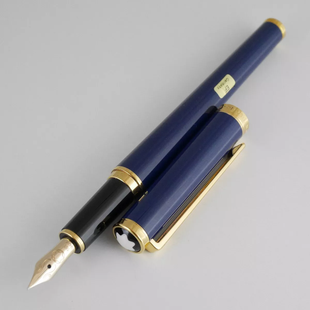 Montblanc Noblesse Oblige Blue GT Fountain Pen EF FREE SHIPPING WORLDWIDE