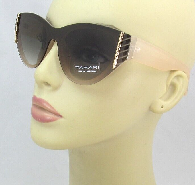 Tahari cream sunglasses Tahari Cat Eye Sunglasses Cream Plastic Frame 1-pc Lens Gold  main image 2
