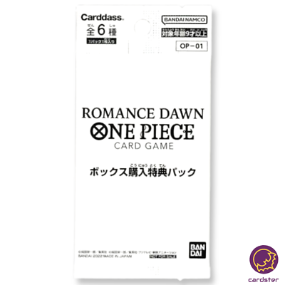 ROMANCE DAWN PROMO Pack OP-01 One Piece Card Japan | eBay